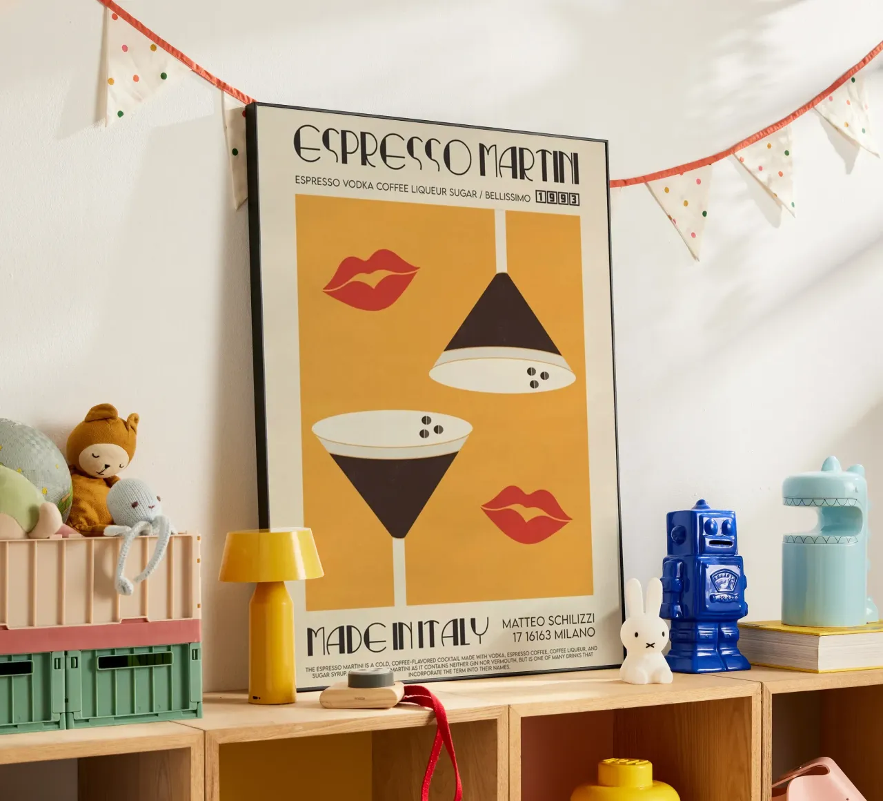 Bere caffè caldo alluminio dibond da Cocktail Drink