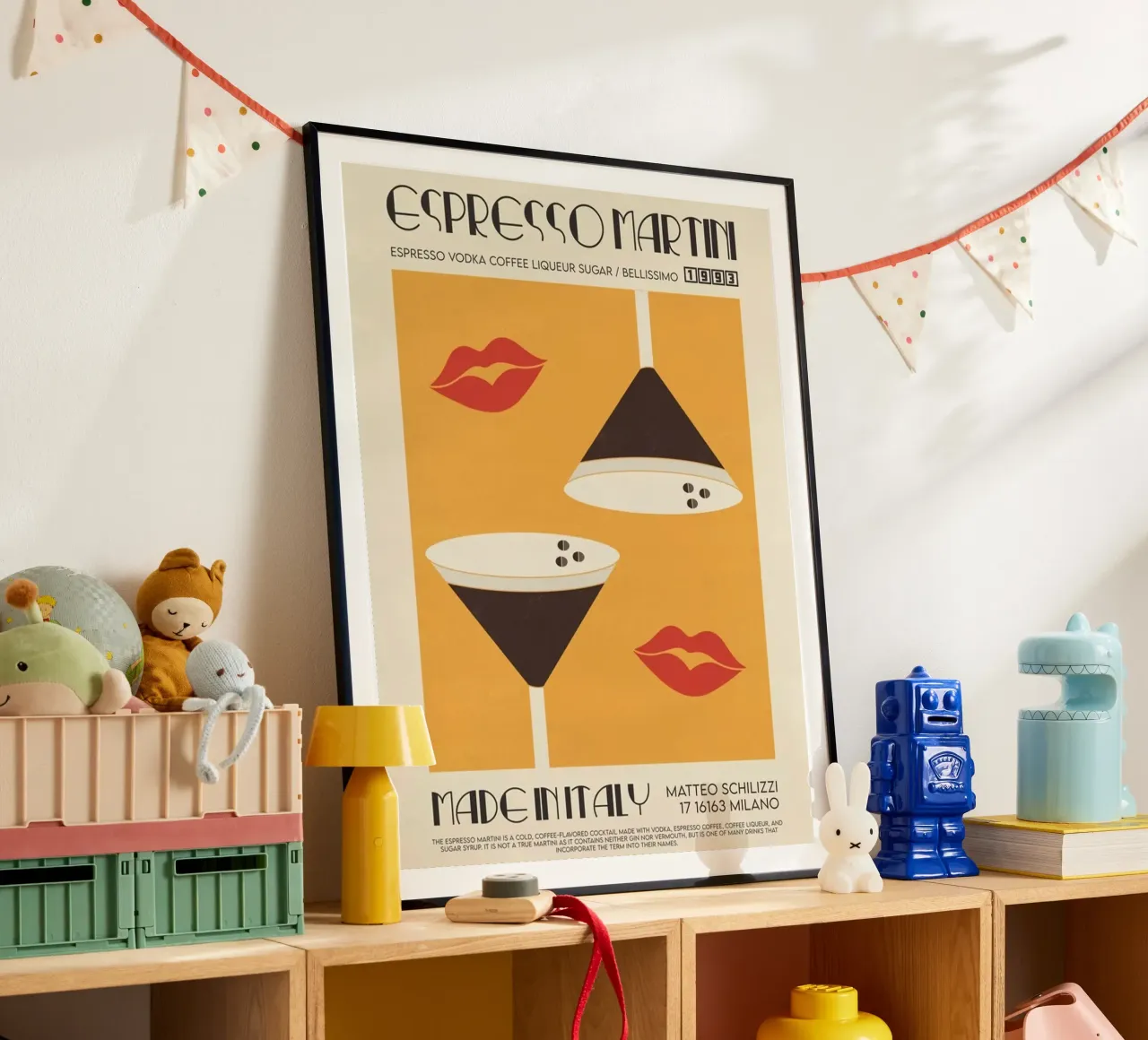Bere caffè caldo poster da Cocktail Drink