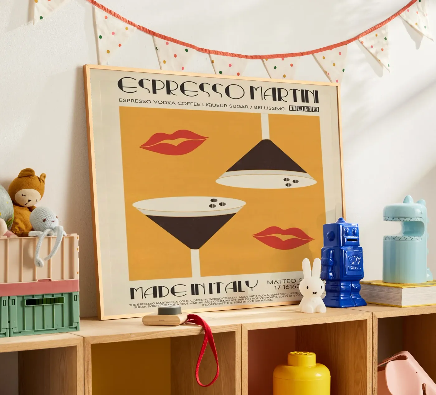 Bere caffè caldo poster da Cocktail Drink