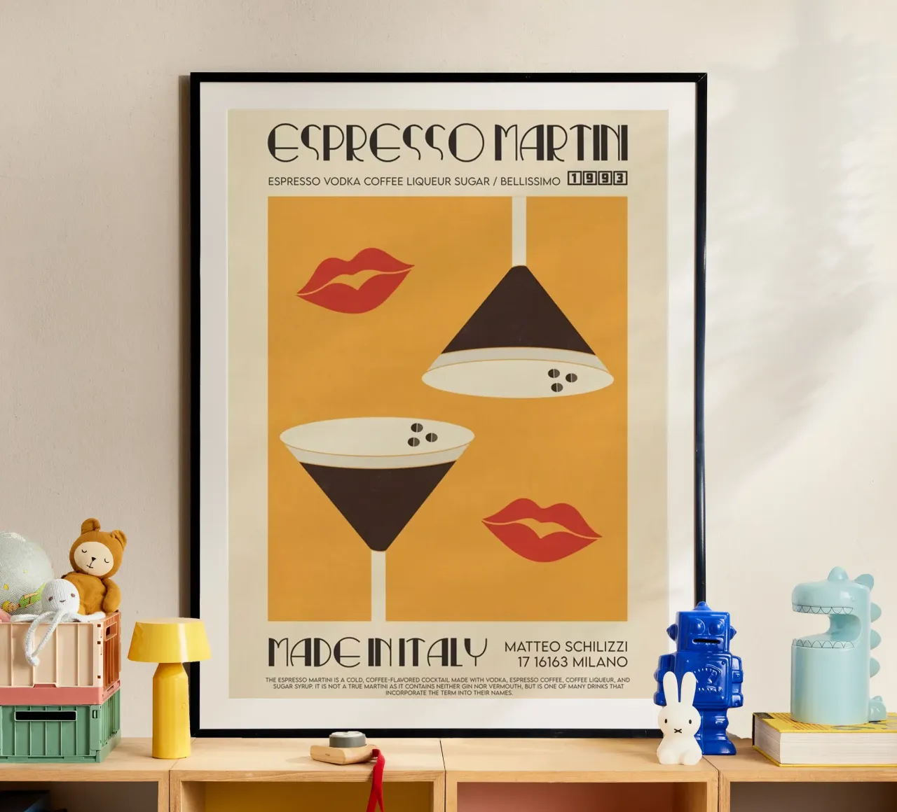 Bere caffè caldo poster da Cocktail Drink
