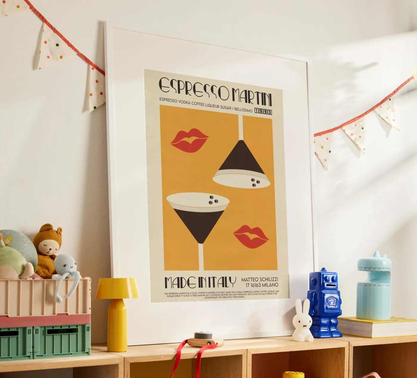 Bere caffè caldo poster da Cocktail Drink