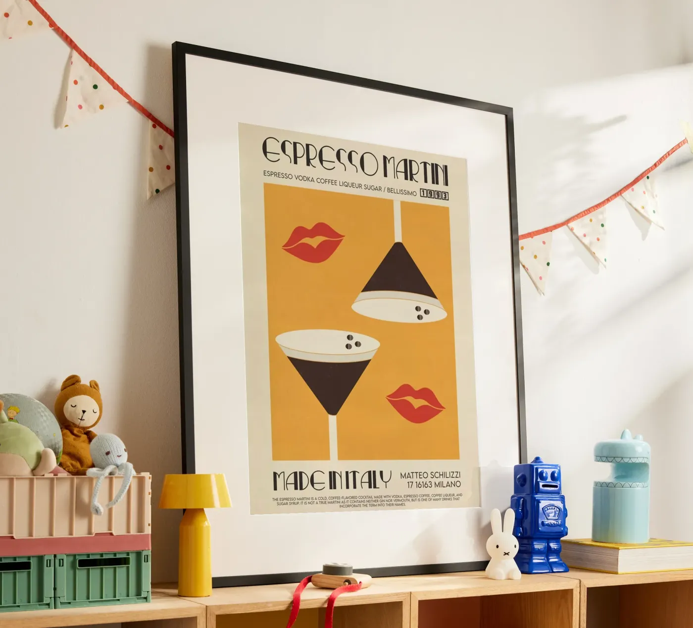 Bere caffè caldo poster da Cocktail Drink