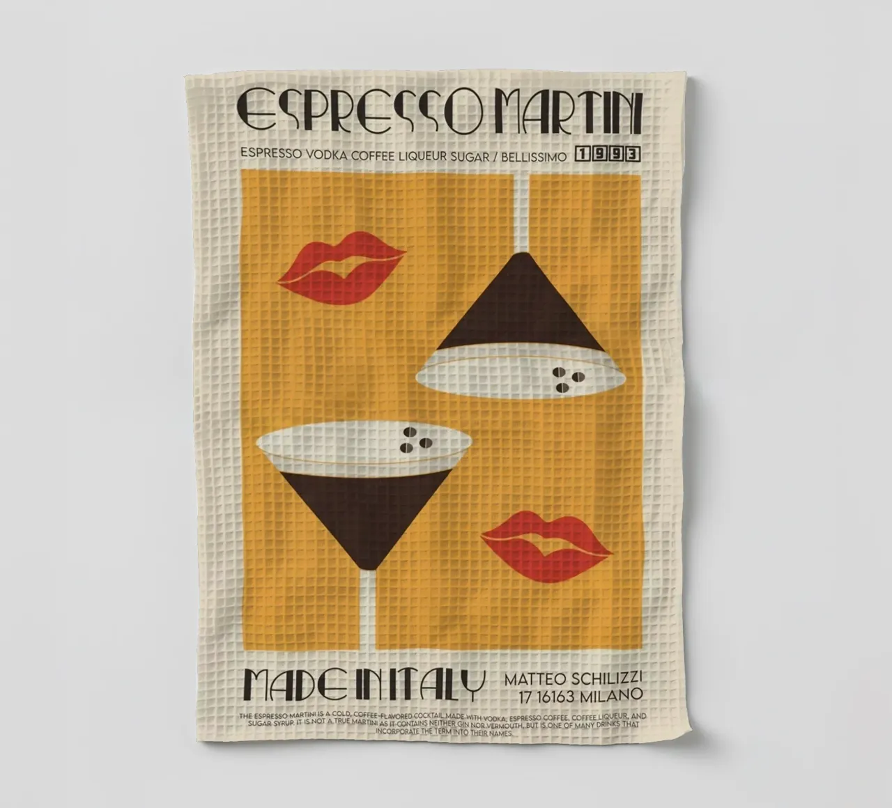 Bere caffè caldo canovaccio da cucina da Cocktail Drink