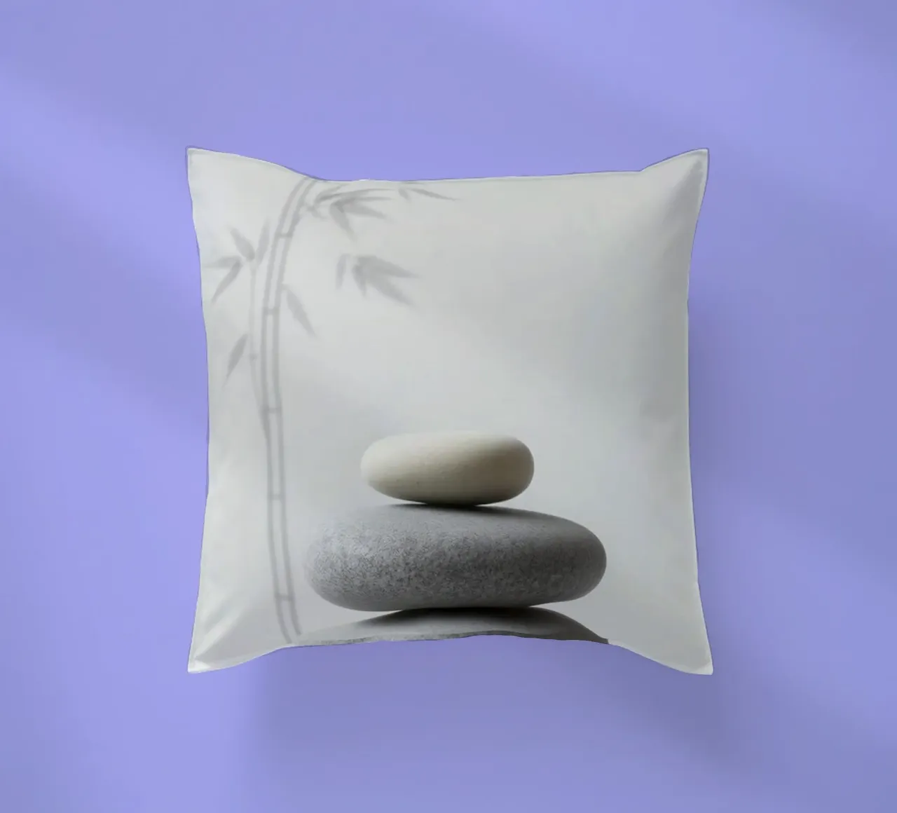 Serenità Zen: Una composizione minimalista cuscino da Artistic-shop