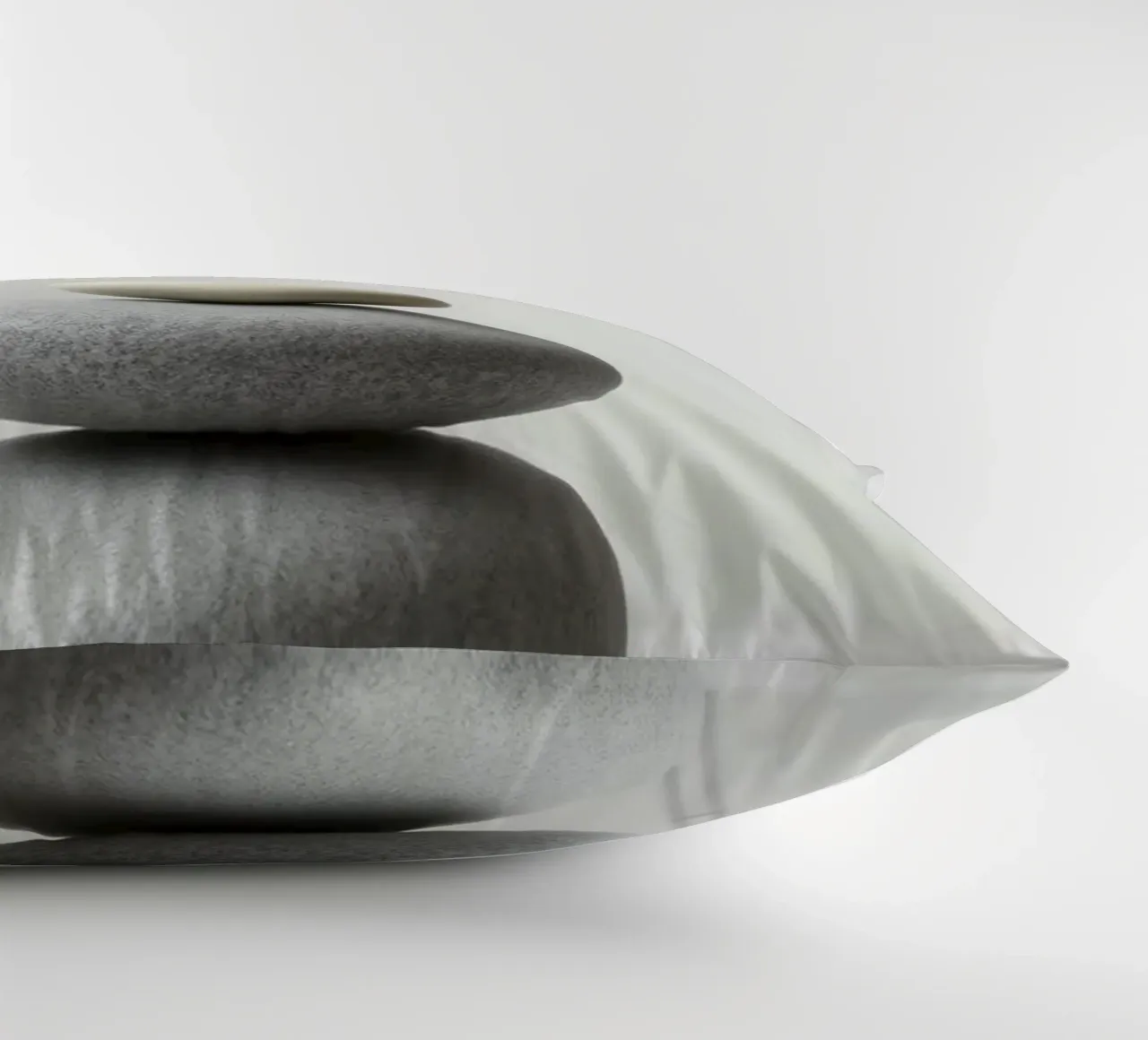 Serenità Zen: Una composizione minimalista cuscino da Artistic-shop