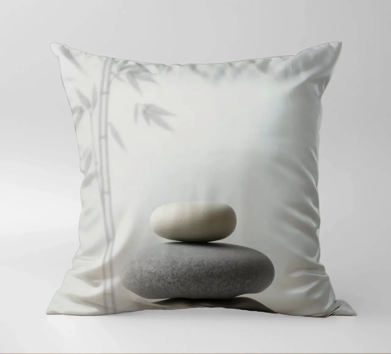 Serenità Zen: Una composizione minimalista cuscino da Artistic-shop