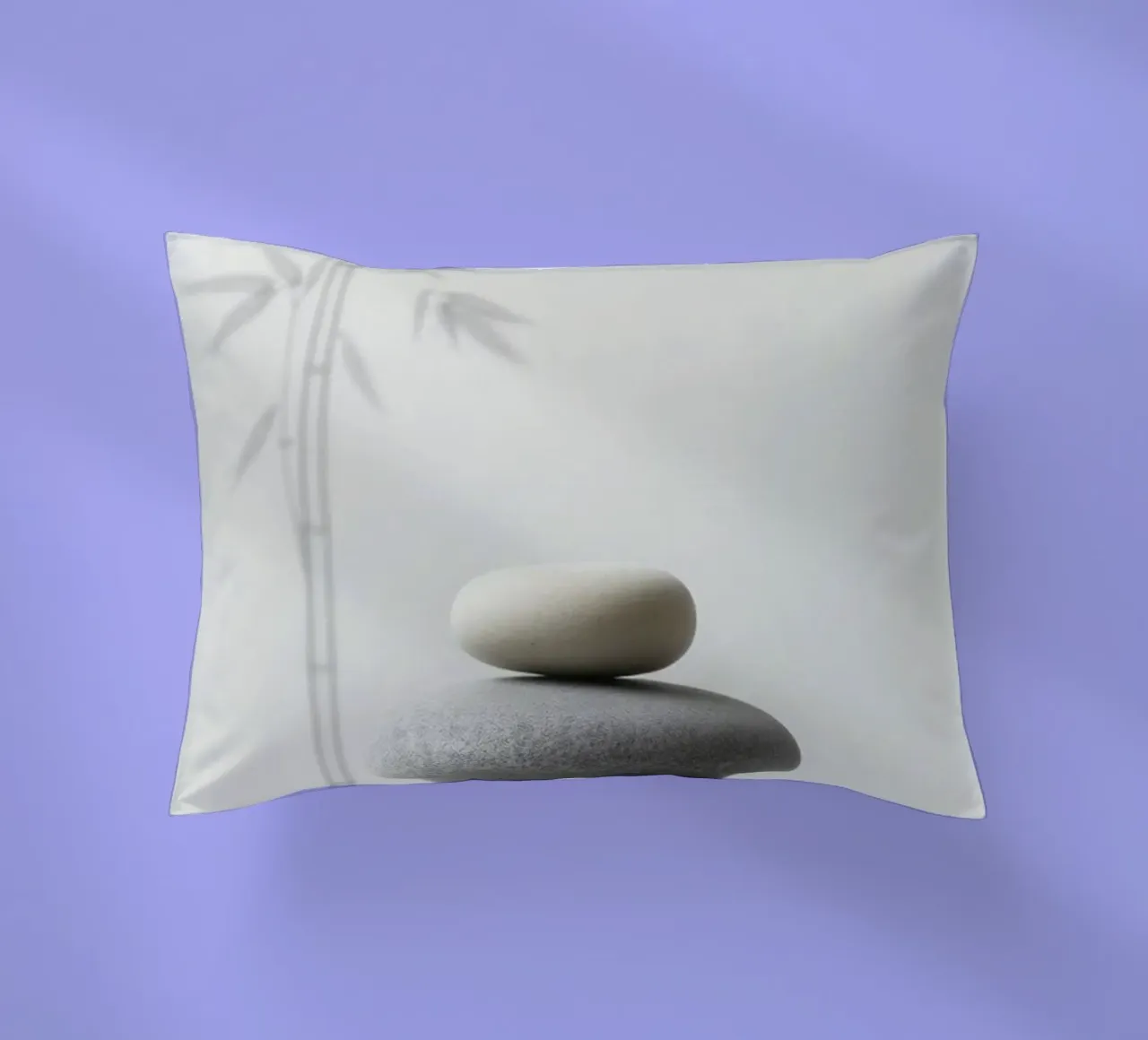 Serenità Zen: Una composizione minimalista cuscino da Artistic-shop