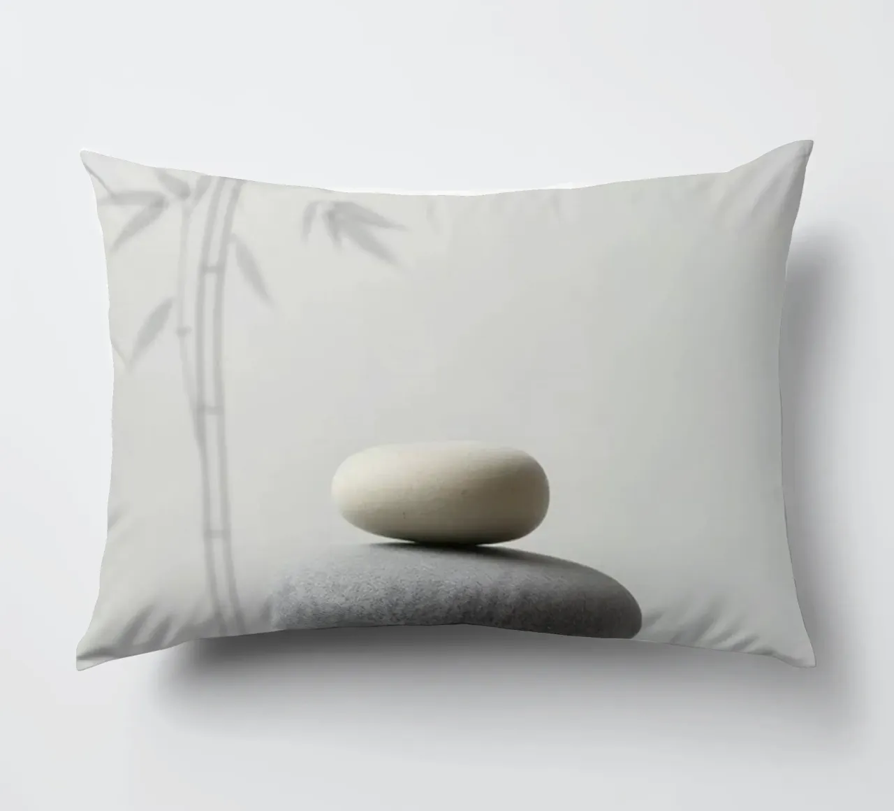 Serenità Zen: Una composizione minimalista cuscino da Artistic-shop