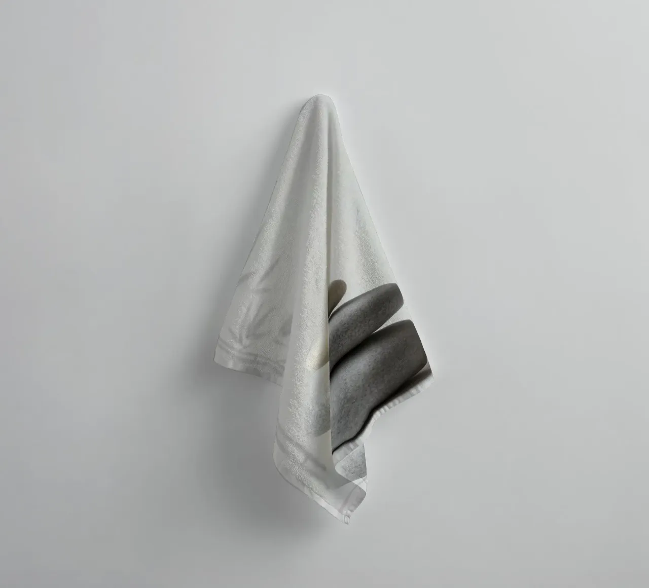 Zen Serenity: A Minimalist Composition towel by Artistic-shop