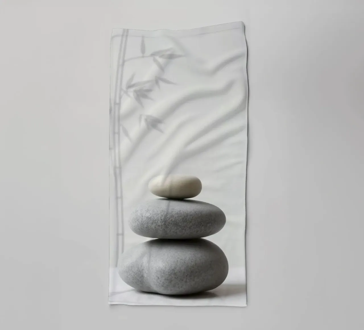 Zen Serenity: A Minimalist Composition towel by Artistic-shop