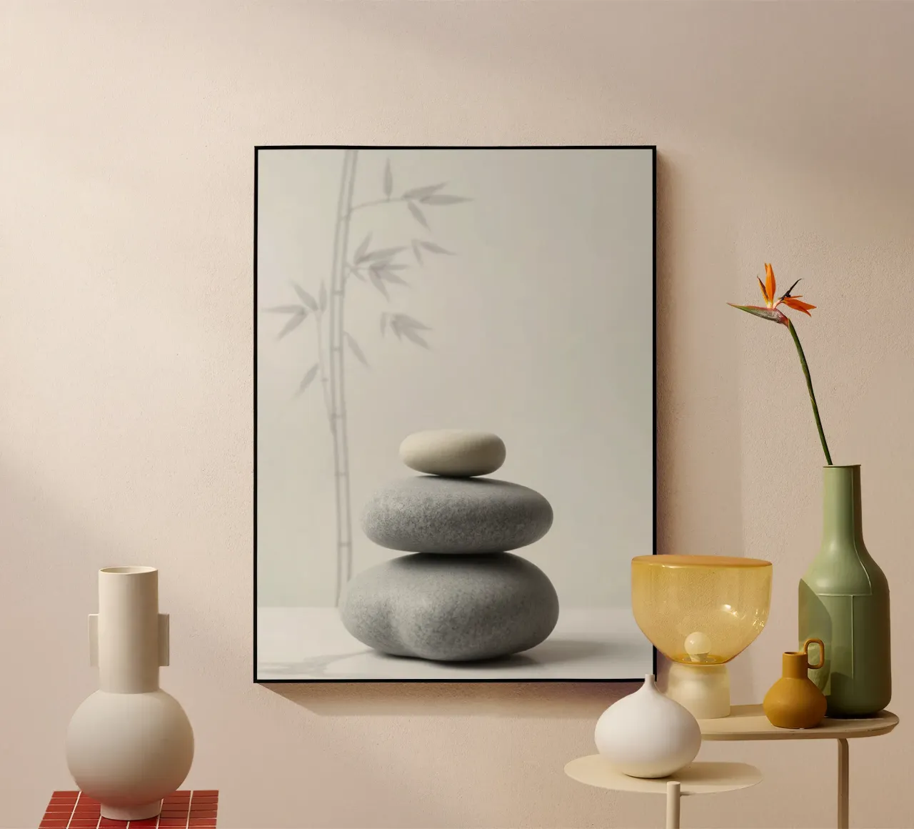 Serenità Zen: Una composizione minimalista plexiglass da Artistic-shop