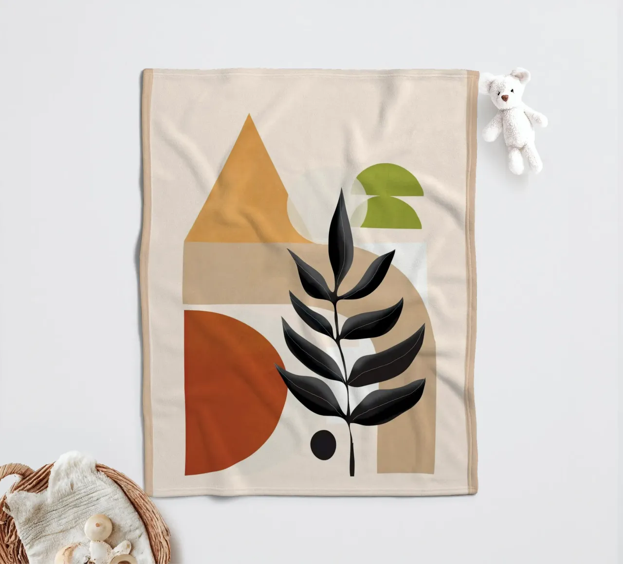 Soft Shapes 13 coperta in pile da cityart