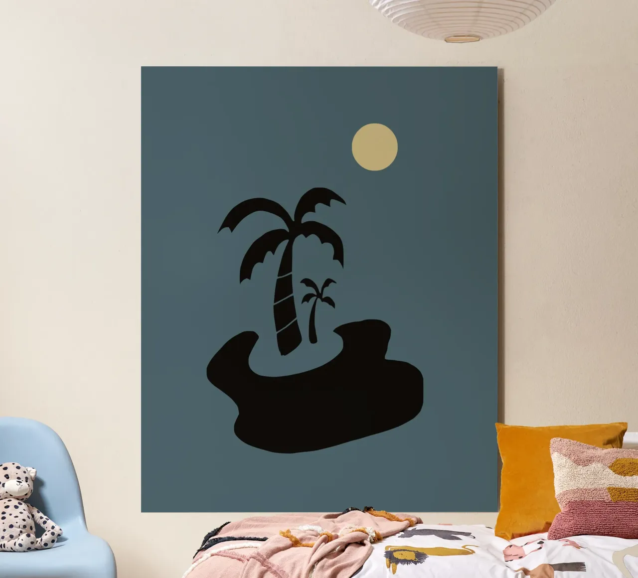 Notte su una piccola isola alluminio dibond da Little Dean