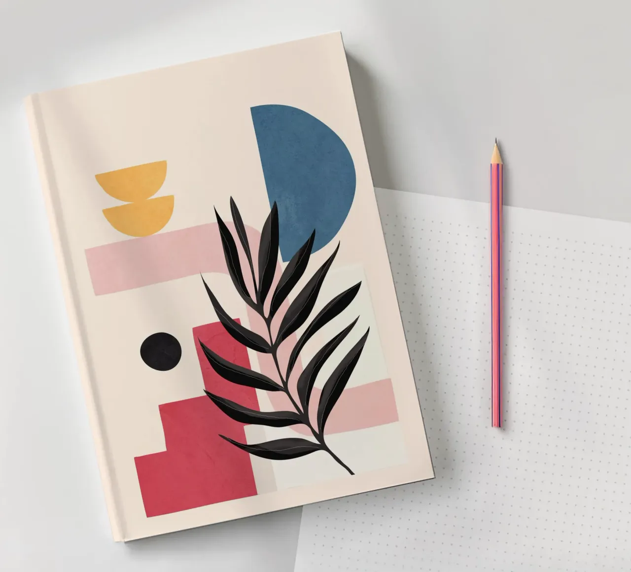 Soft Shapes 14 notebook by cityart
