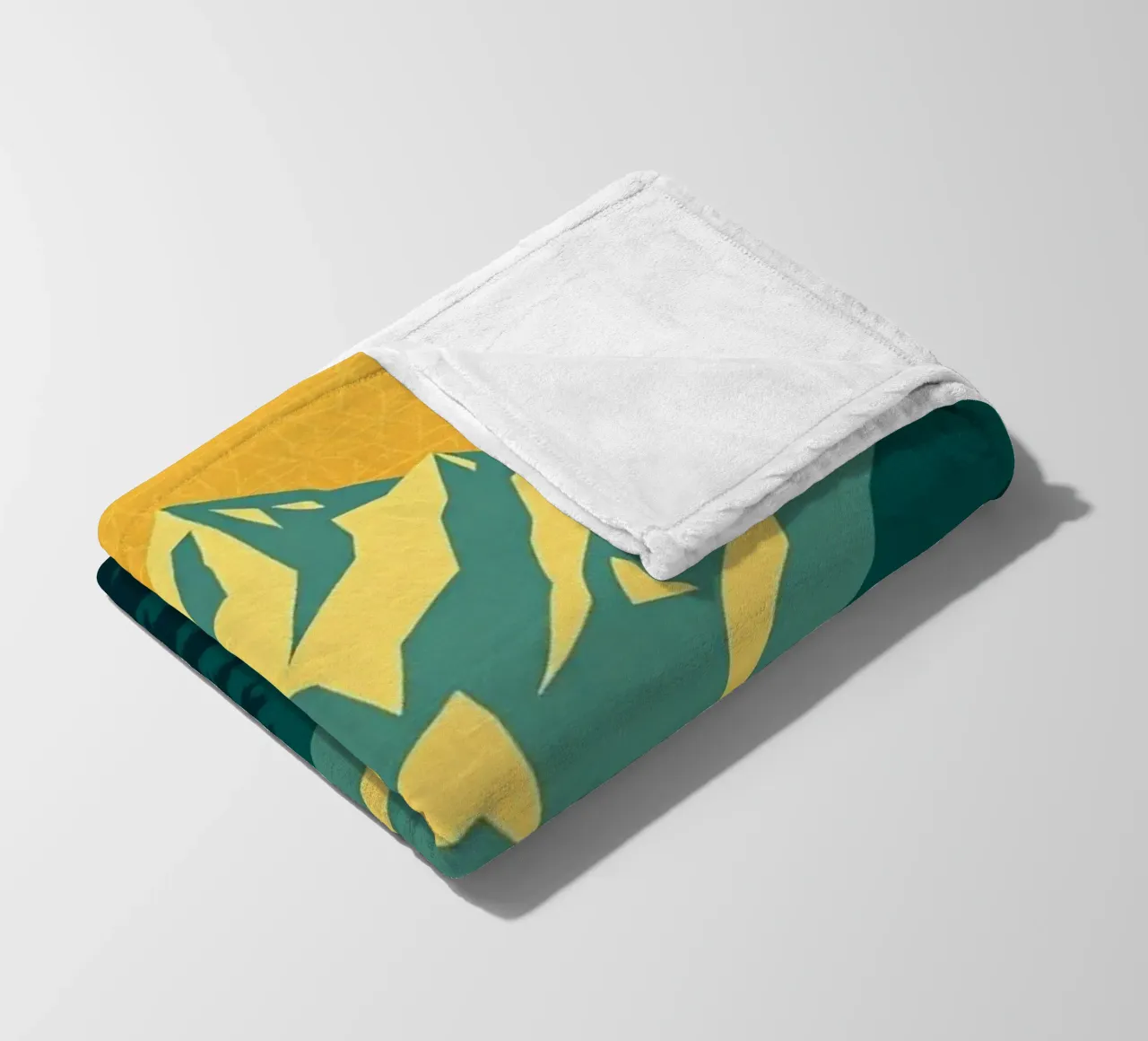 Vertice radioso: Un'alba geometrica coperta in pile da Artistic-shop