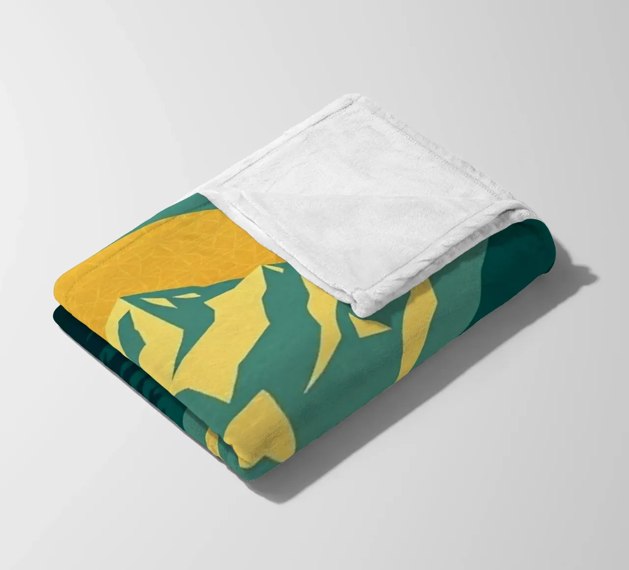 Vertice radioso: Un'alba geometrica coperta in pile da Artistic-shop
