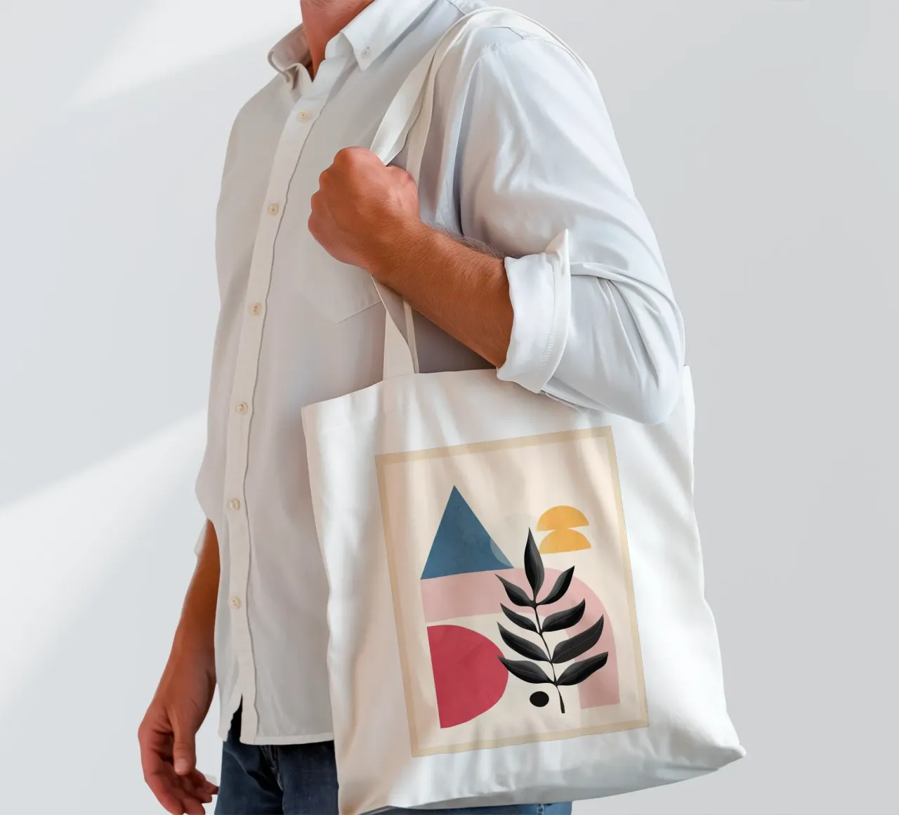 Soft Shapes 15 borsa in juta da cityart