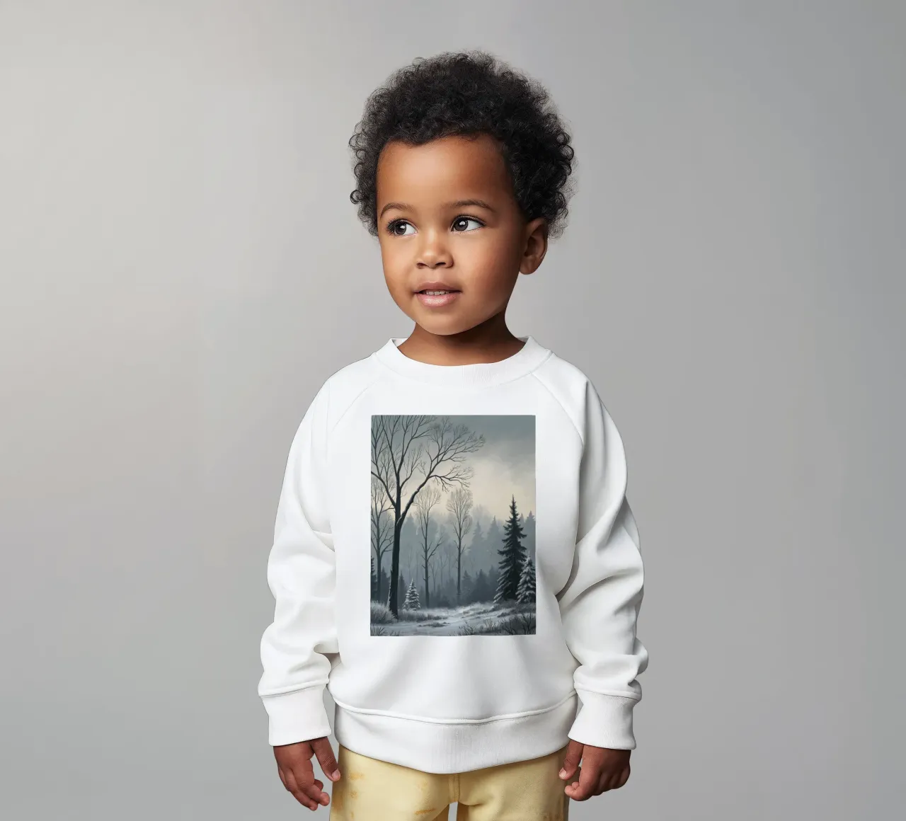 Serenità nel freddo: Un tranquillo sentiero invernale felpa neonato da Artistic-shop