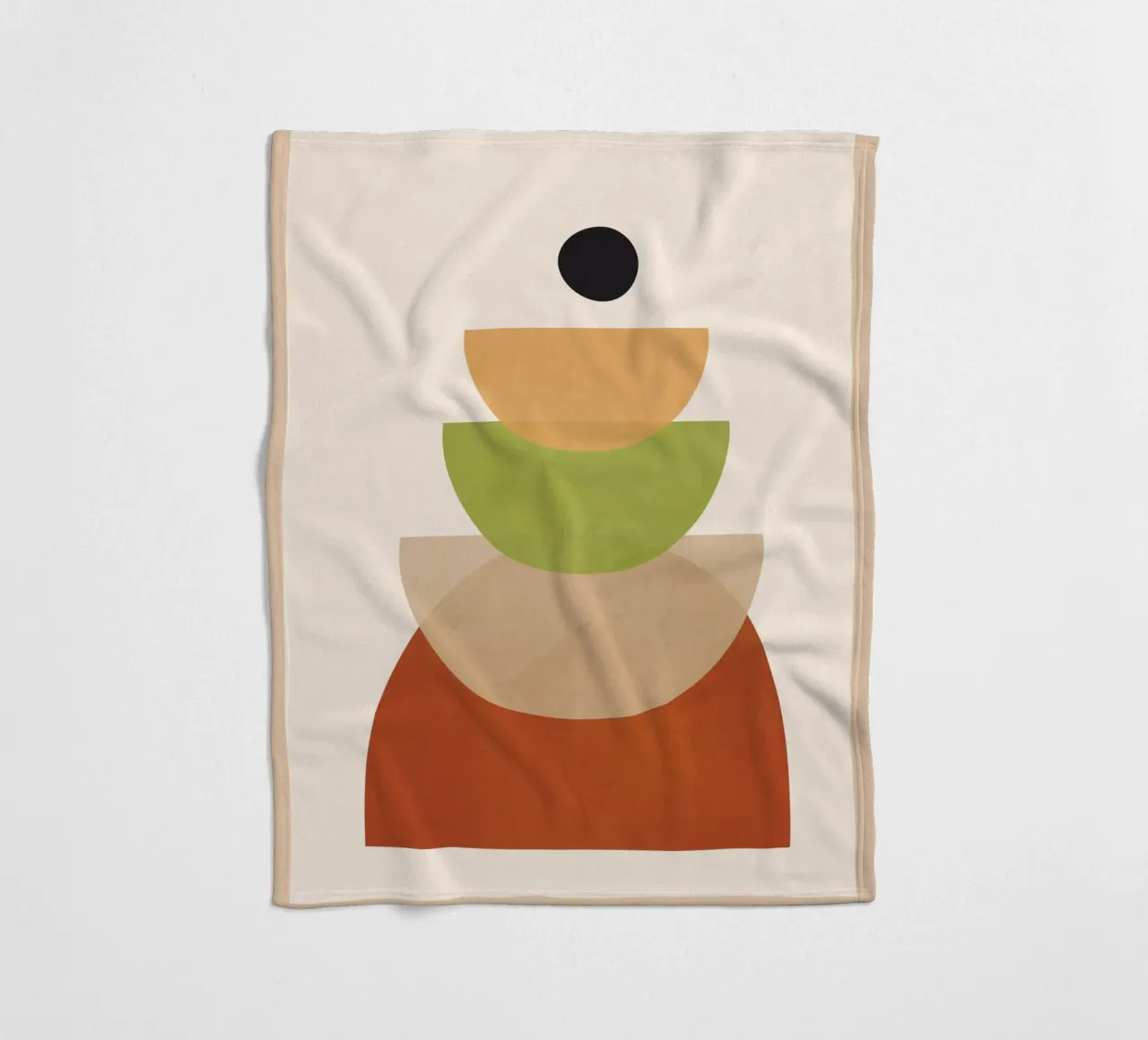 Soft Shapes 17 Fleecedecke von cityart