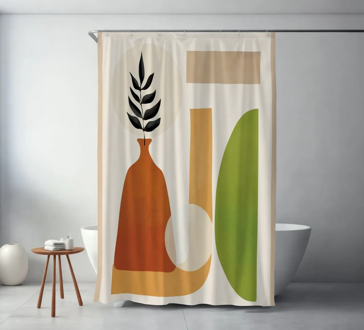 Soft Shapes 18 tenda da doccia da cityart