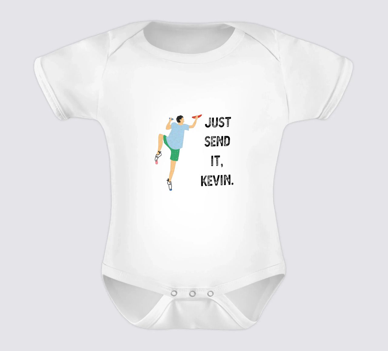 Just send it, Kevin body neonato maniche corte da justclimberthings
