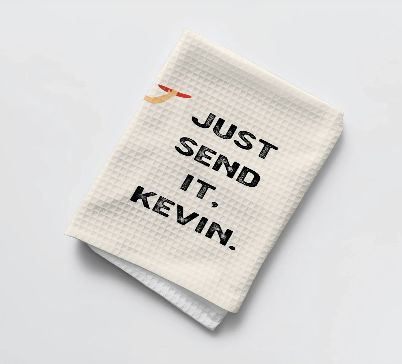 Just send it, Kevin Geschirrtuch von justclimberthings