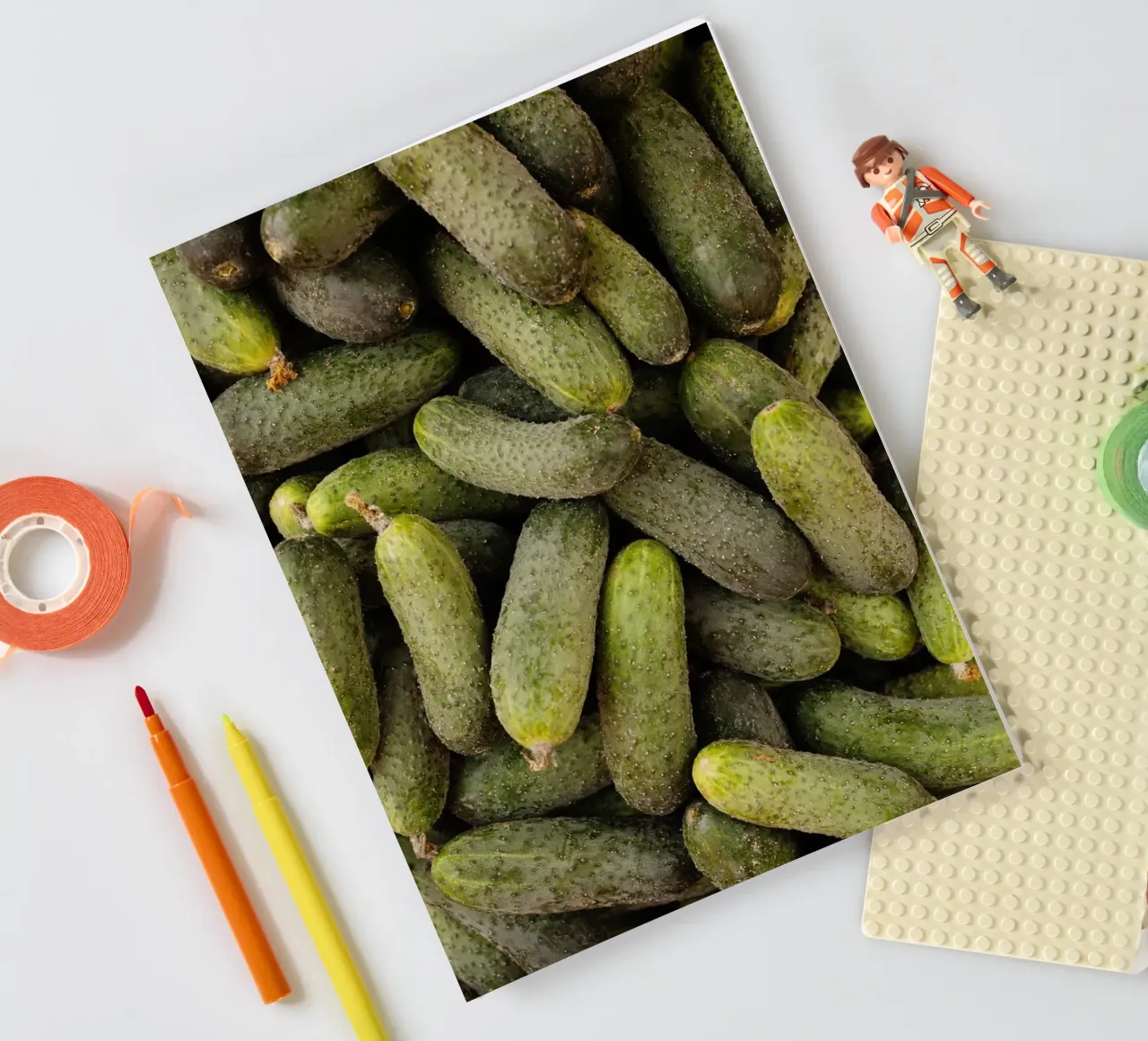 Cucumbers in the Ukraine notebook by Simon Koy