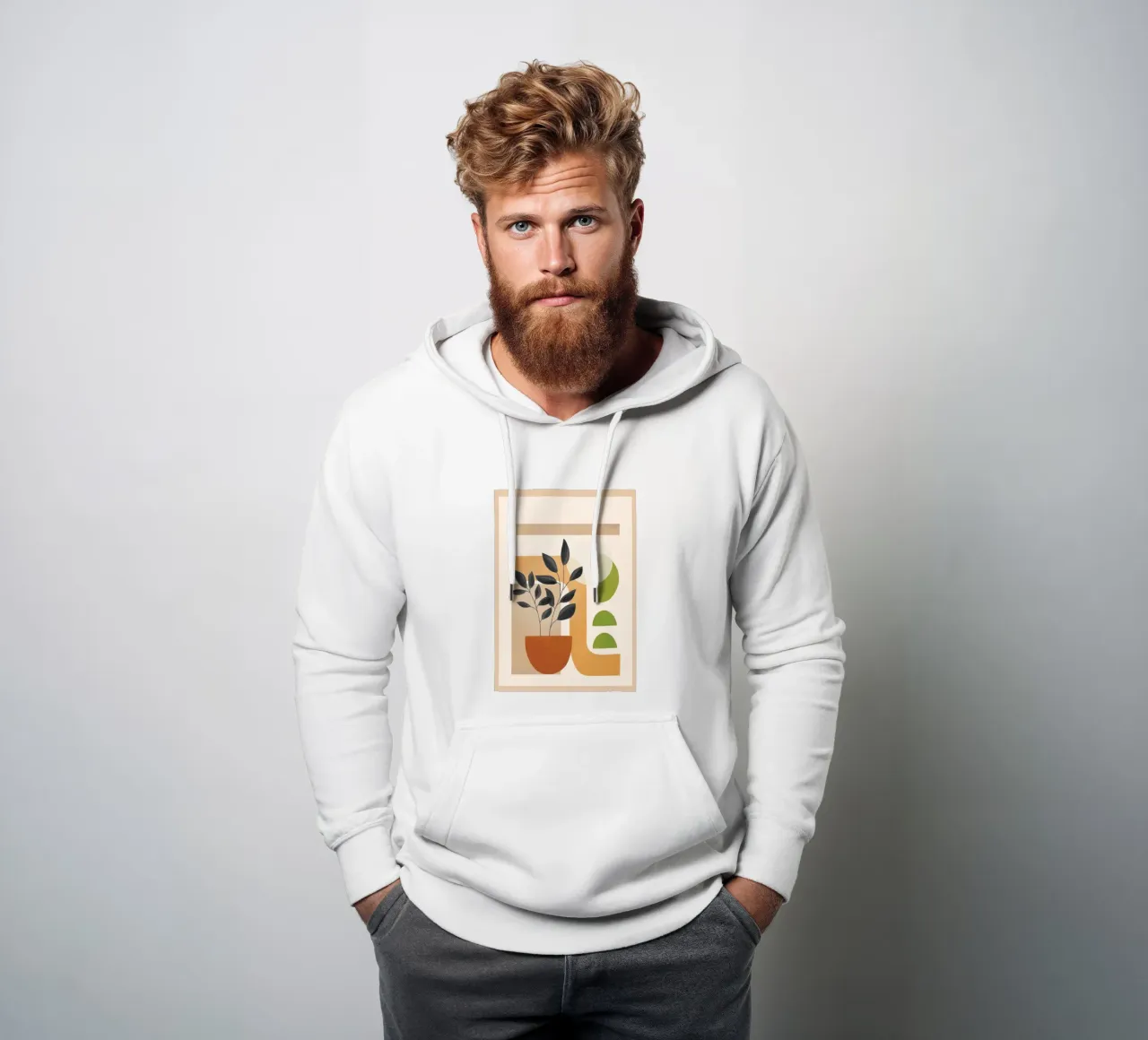 Soft Shapes 19 felpa con cappuccio da cityart