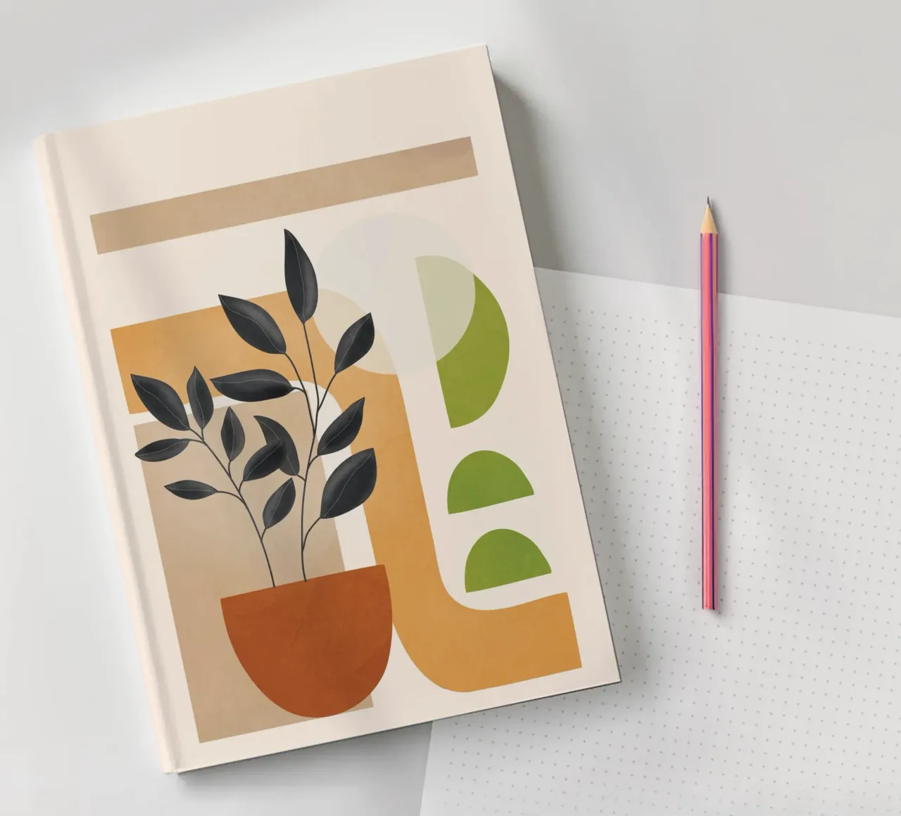 Soft Shapes 19 notebook by cityart