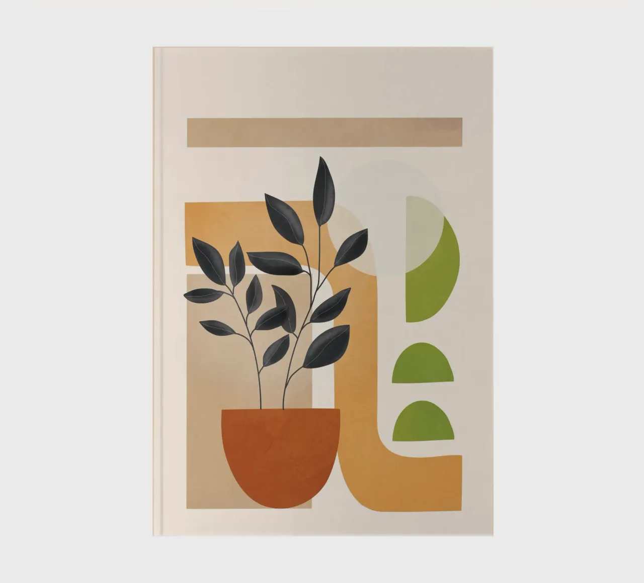 Soft Shapes 19 notebook by cityart