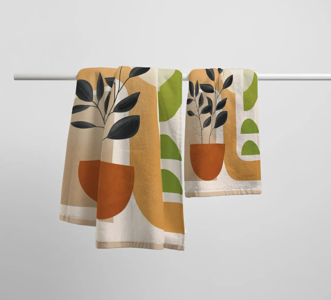 Soft Shapes 19 asciugamano da bagno da cityart