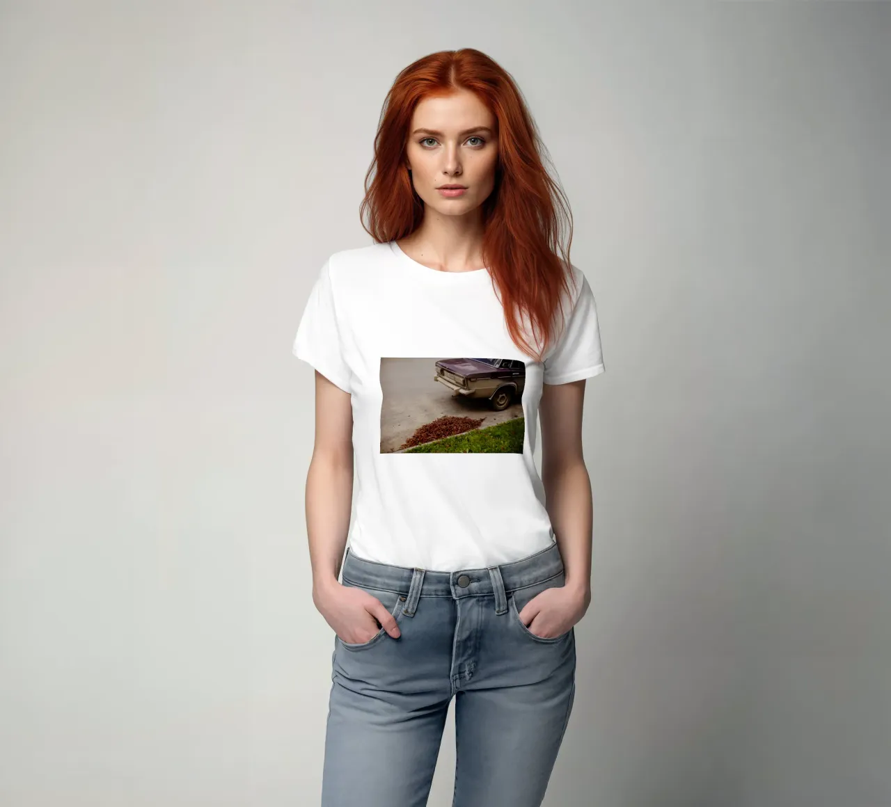 Auto d'epoca, Karparten, Ucraina t-shirt da Simon Koy