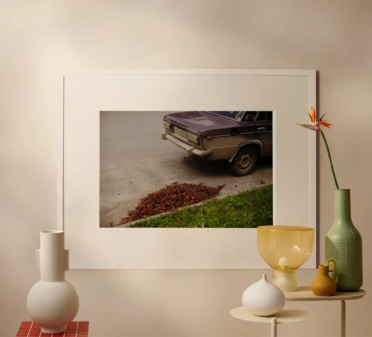 Auto d'epoca, Karparten, Ucraina carta hahnemühle da Simon Koy