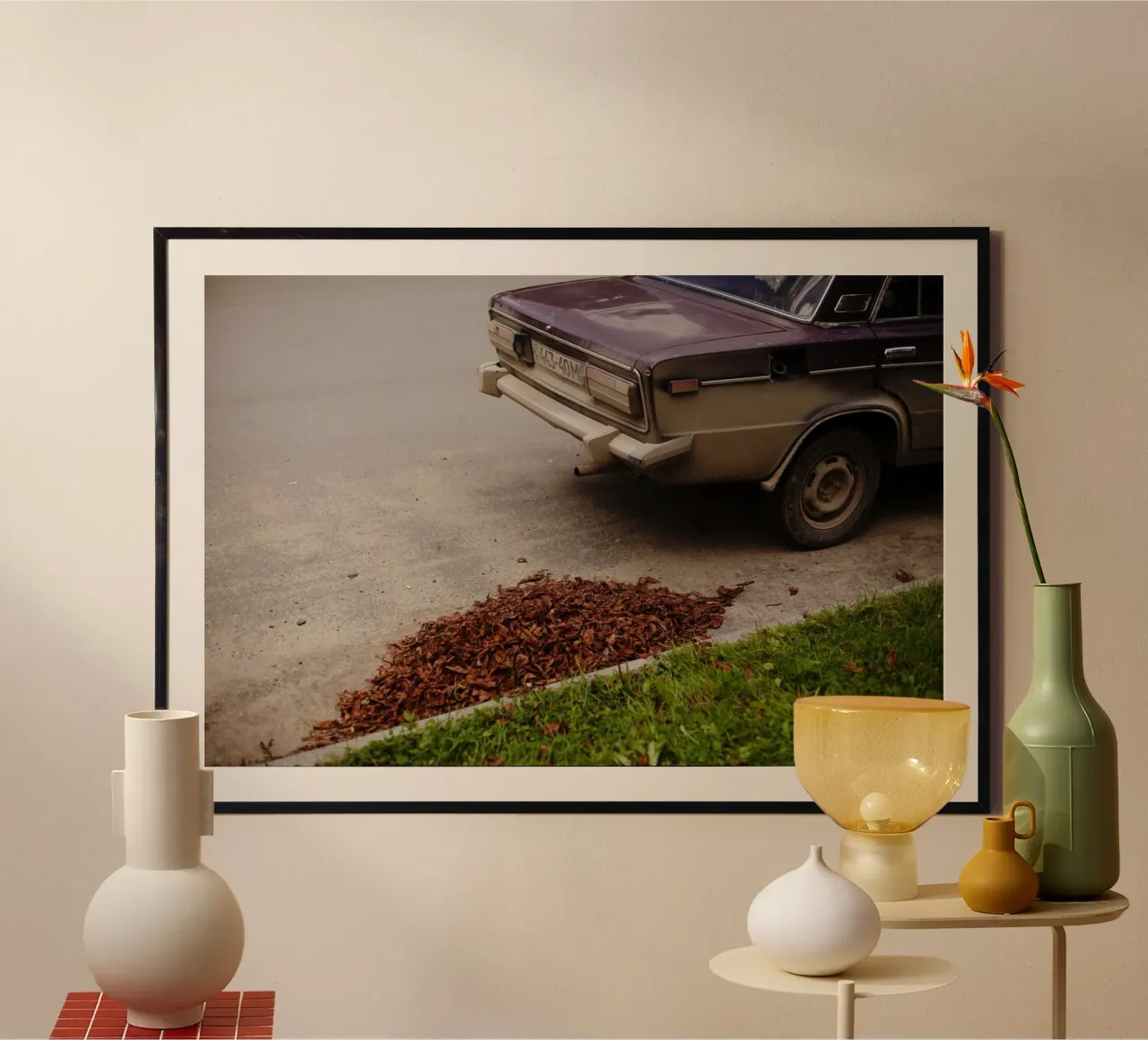 Auto d'epoca, Karparten, Ucraina carta hahnemühle da Simon Koy