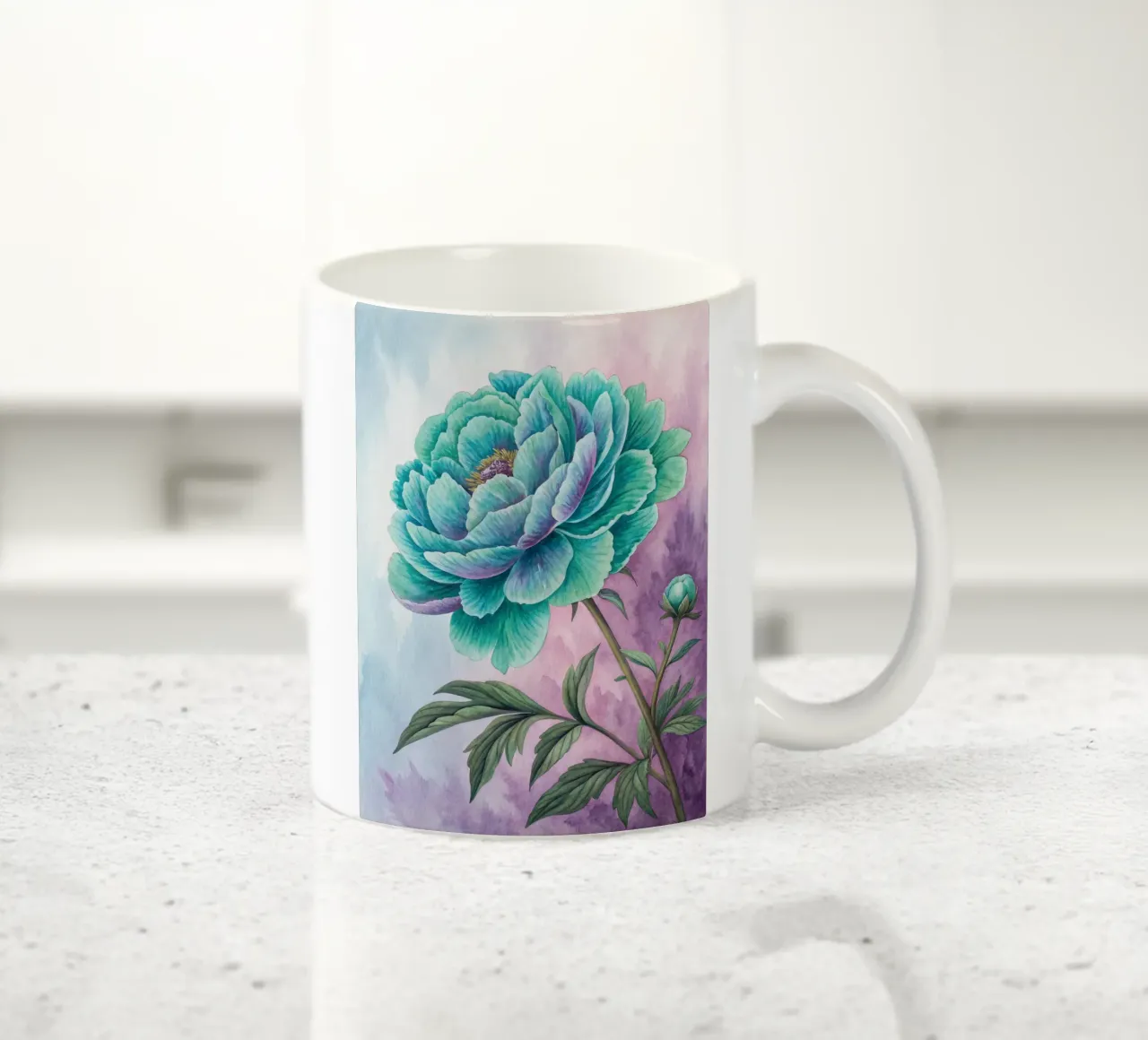 Il sogno del pavone tazza in ceramica da Artistic-shop