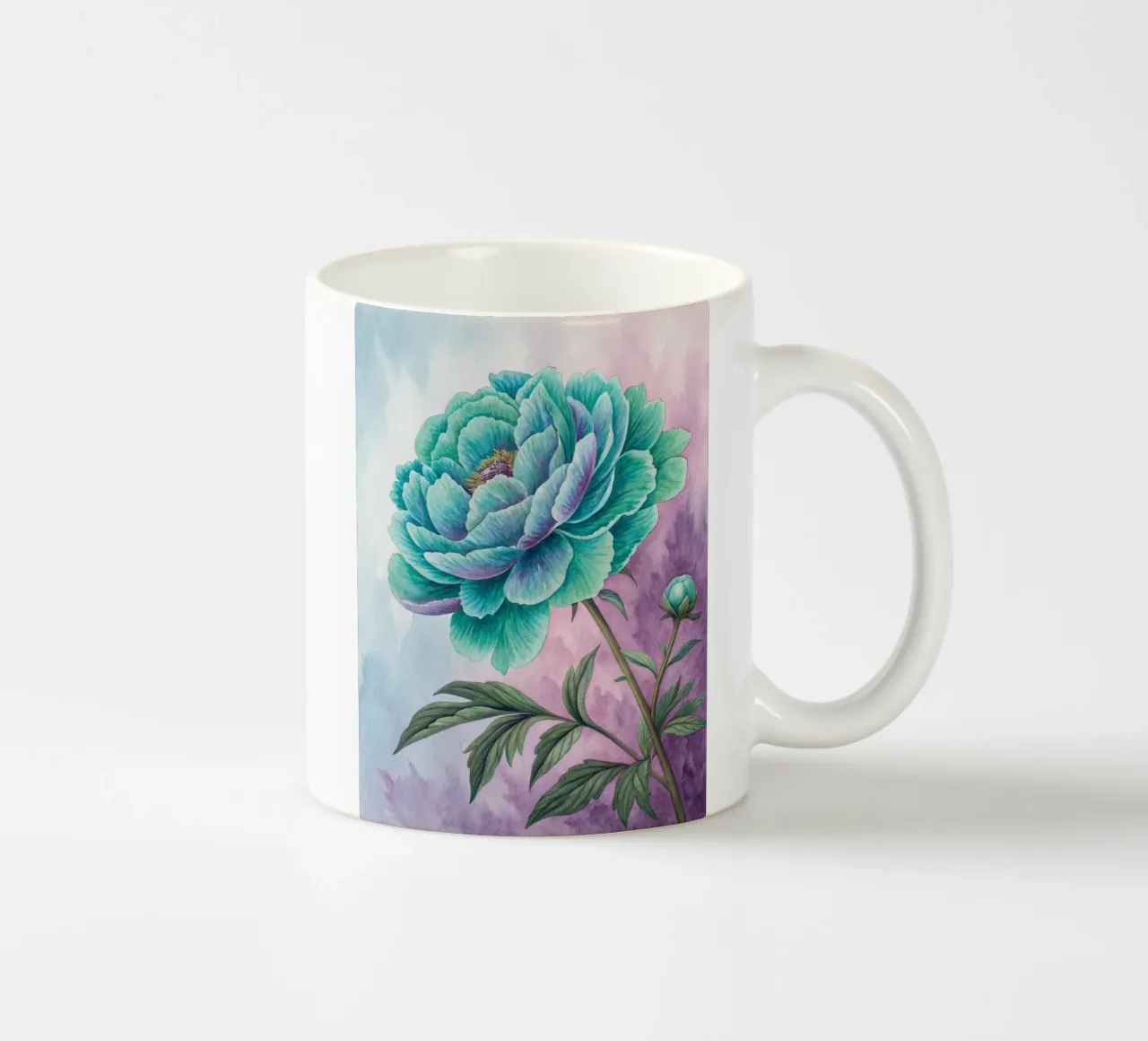 Il sogno del pavone tazza in ceramica da Artistic-shop