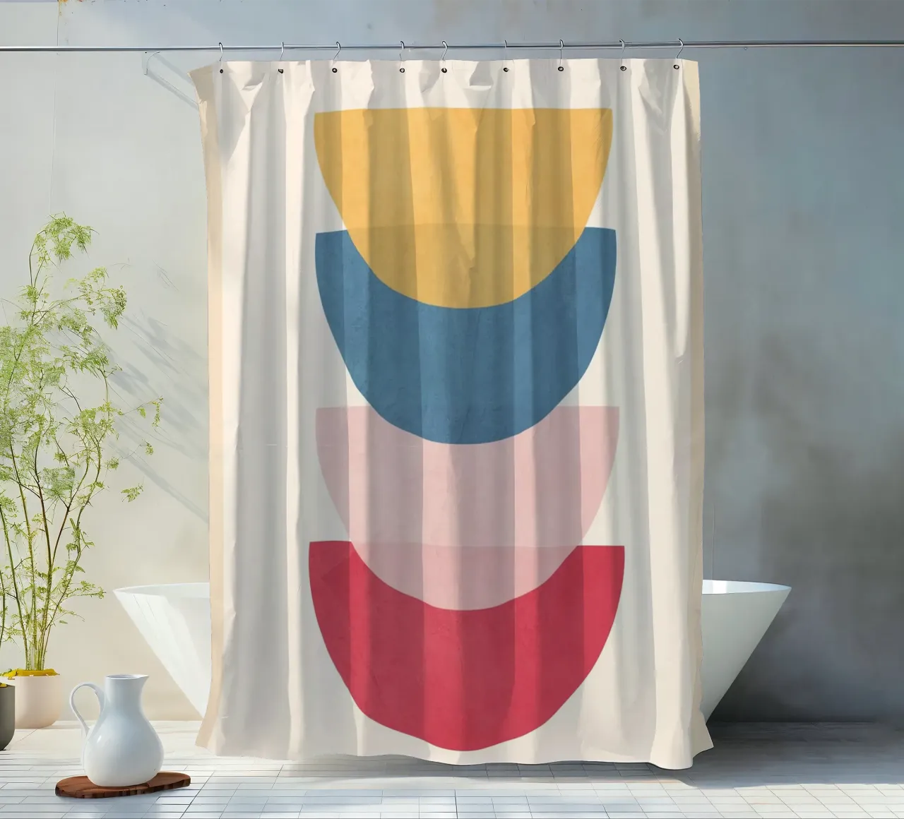 Soft Shapes 20 tenda da doccia da cityart