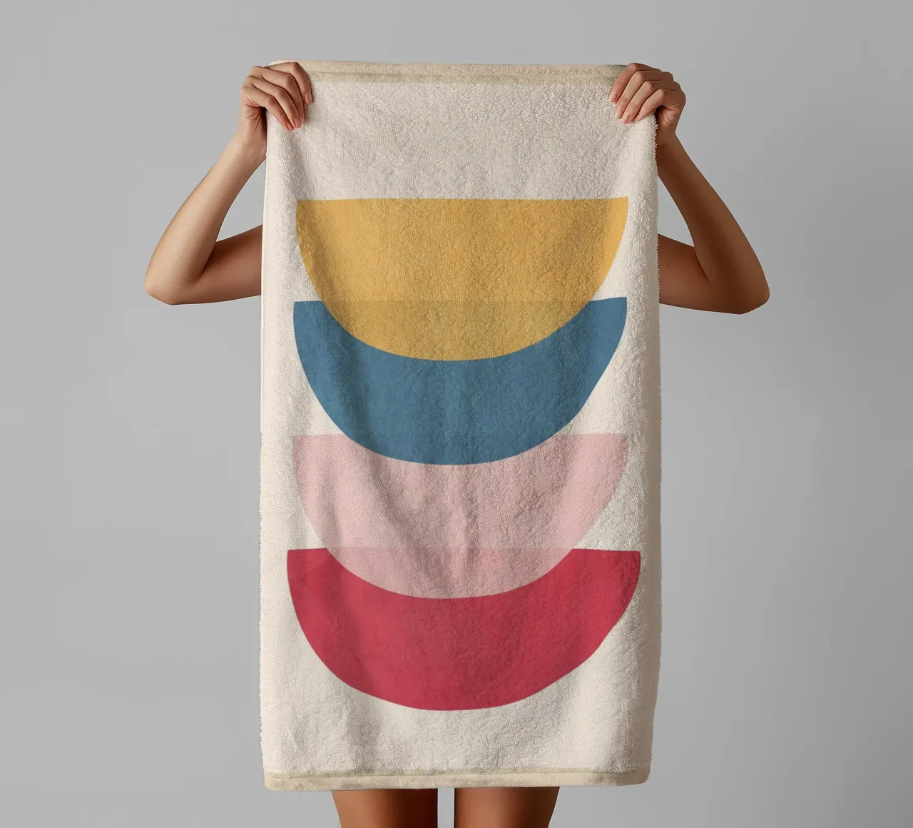 Soft Shapes 20 towel by cityart