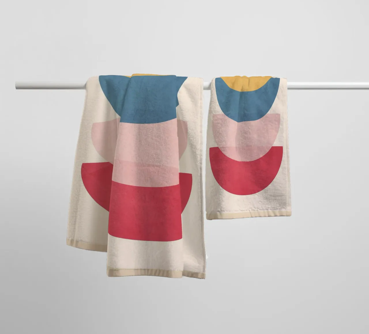 Soft Shapes 20 towel by cityart