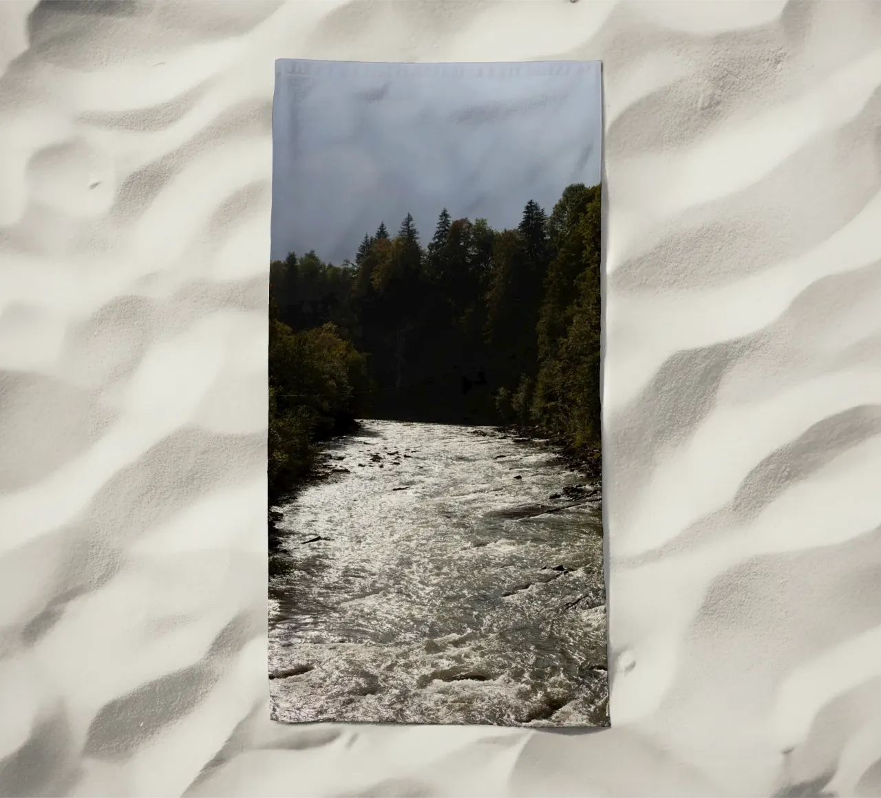 Fiume nei Carpazi, Ucraina telo mare da Simon Koy