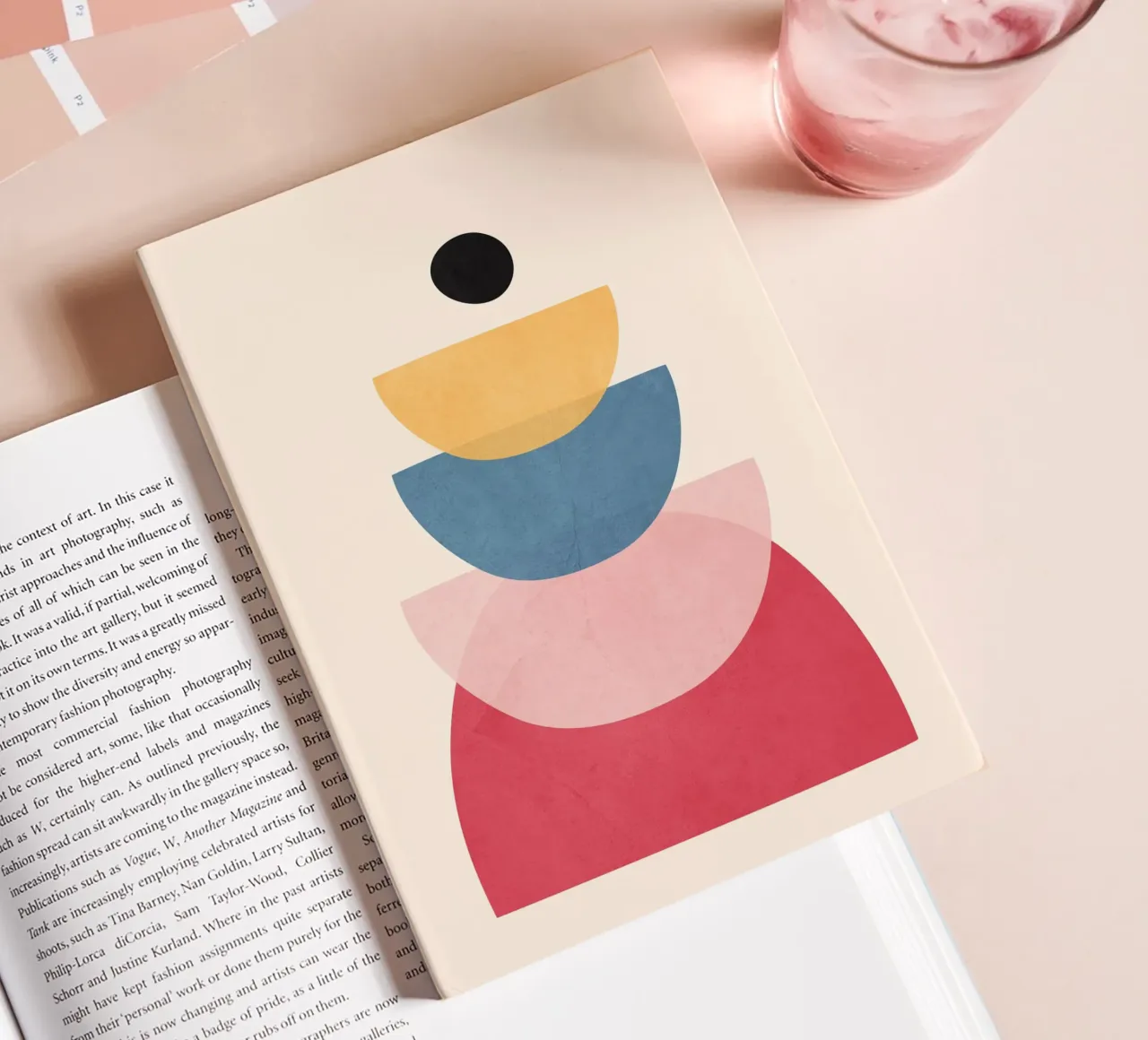 Soft Shapes 21 notebook by cityart