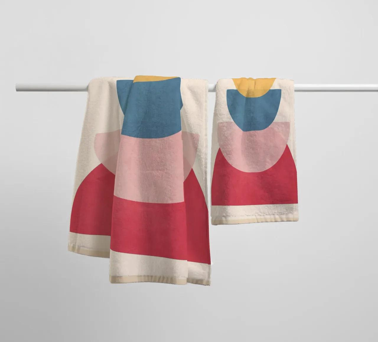 Soft Shapes 21 asciugamano da bagno da cityart