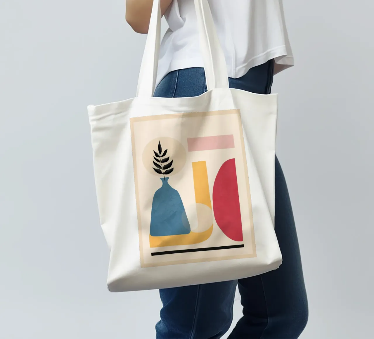 Soft Shapes 22 borsa in juta da cityart