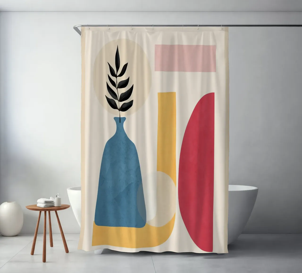Soft Shapes 22 tenda da doccia da cityart