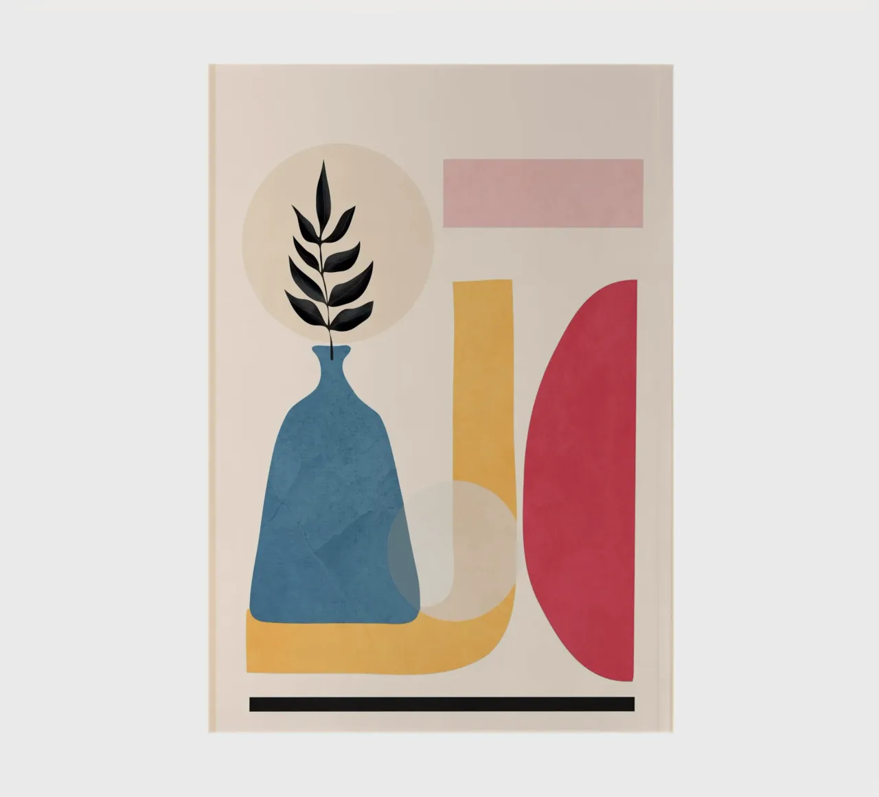 Soft Shapes 22 notebook by cityart