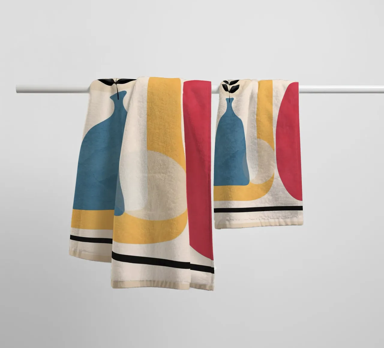 Soft Shapes 22 asciugamano da bagno da cityart