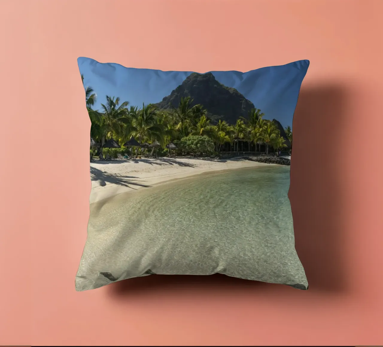 Mauritius Traumstrand cuscino da Reisefotografie - Bilder aus aller Welt