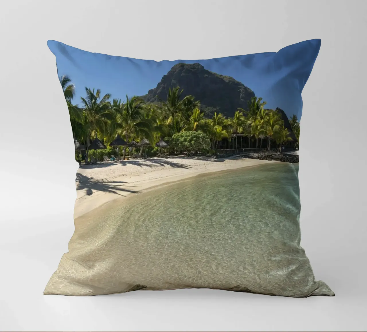 Mauritius Traumstrand cuscino da Reisefotografie - Bilder aus aller Welt
