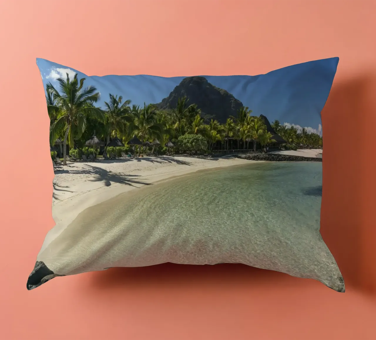 Mauritius Traumstrand cuscino da Reisefotografie - Bilder aus aller Welt