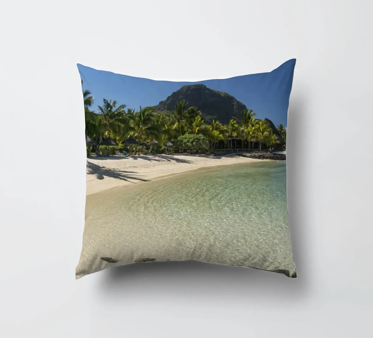 Mauritius Traumstrand cuscino da Reisefotografie - Bilder aus aller Welt